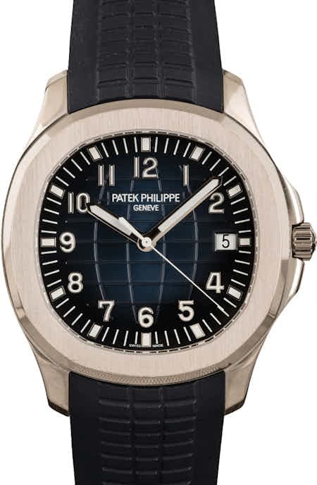 Mens Patek Philippe Aquanaut Blue Dial