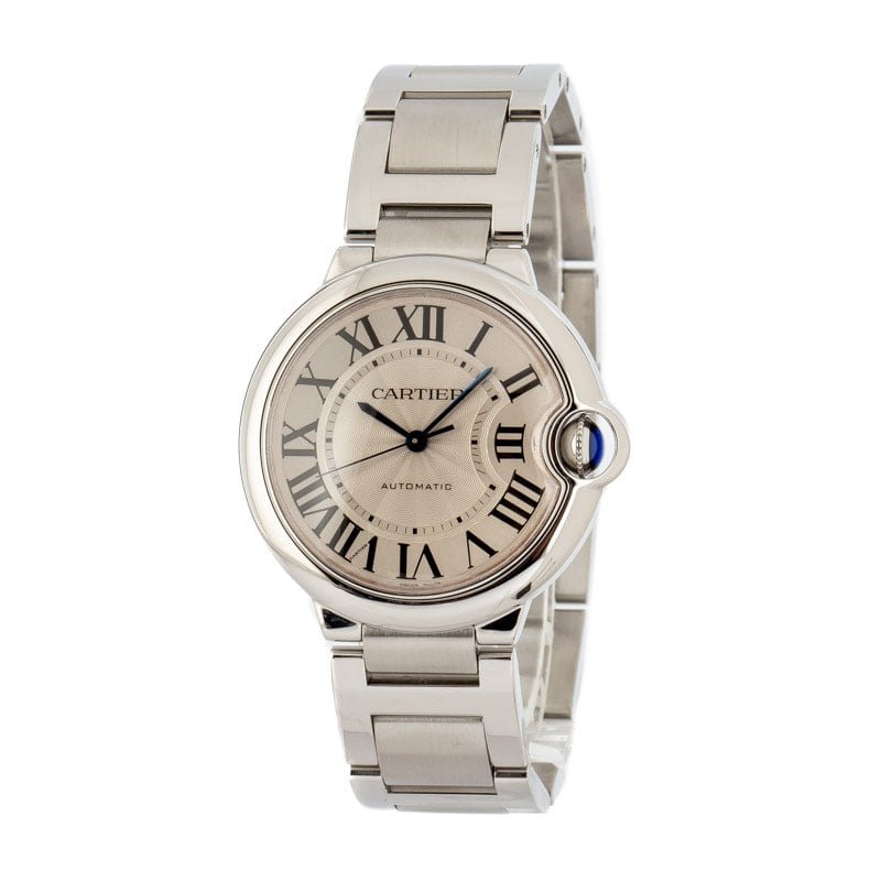 Pre-owned Ballon Bleu De Cartier Stainless Steel