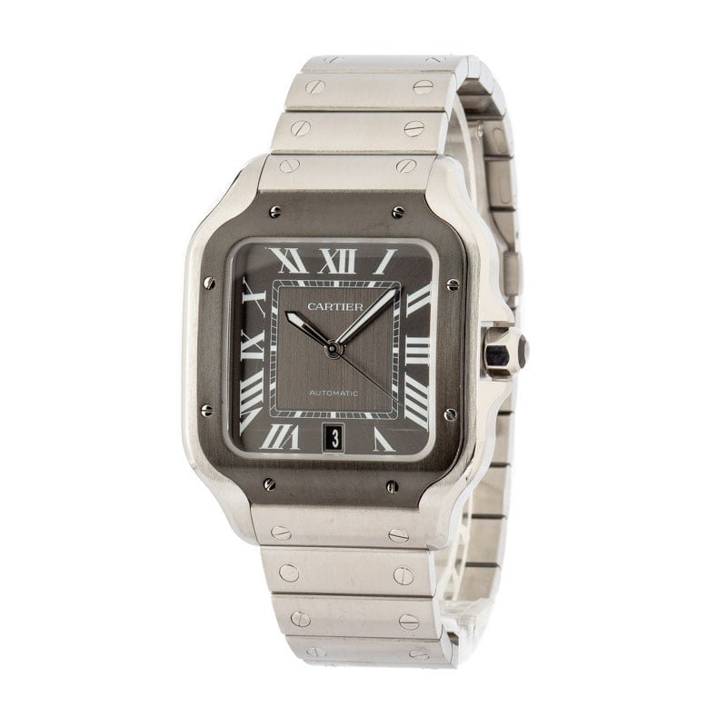 Cartier Santos De Cartier Stainless Steel Large Model