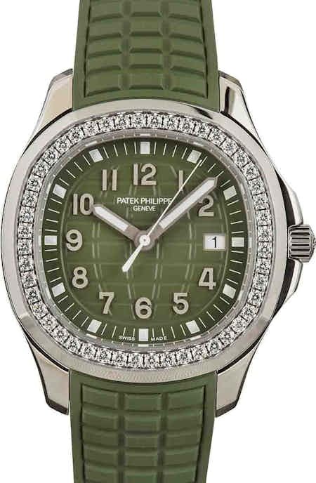 Ladies Patek Philippe Aquanaut Luce Green Dial