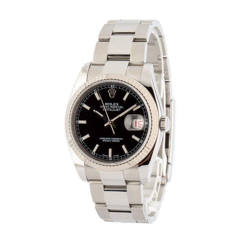 Rolex Datejust 116234 Black Index