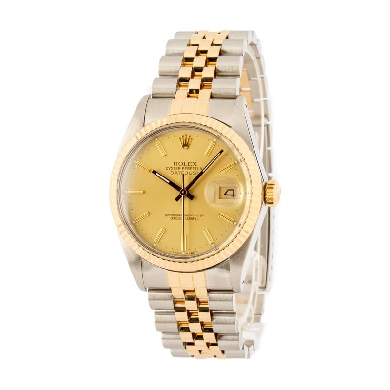 Datejust Rolex 16013 Champagne Dial